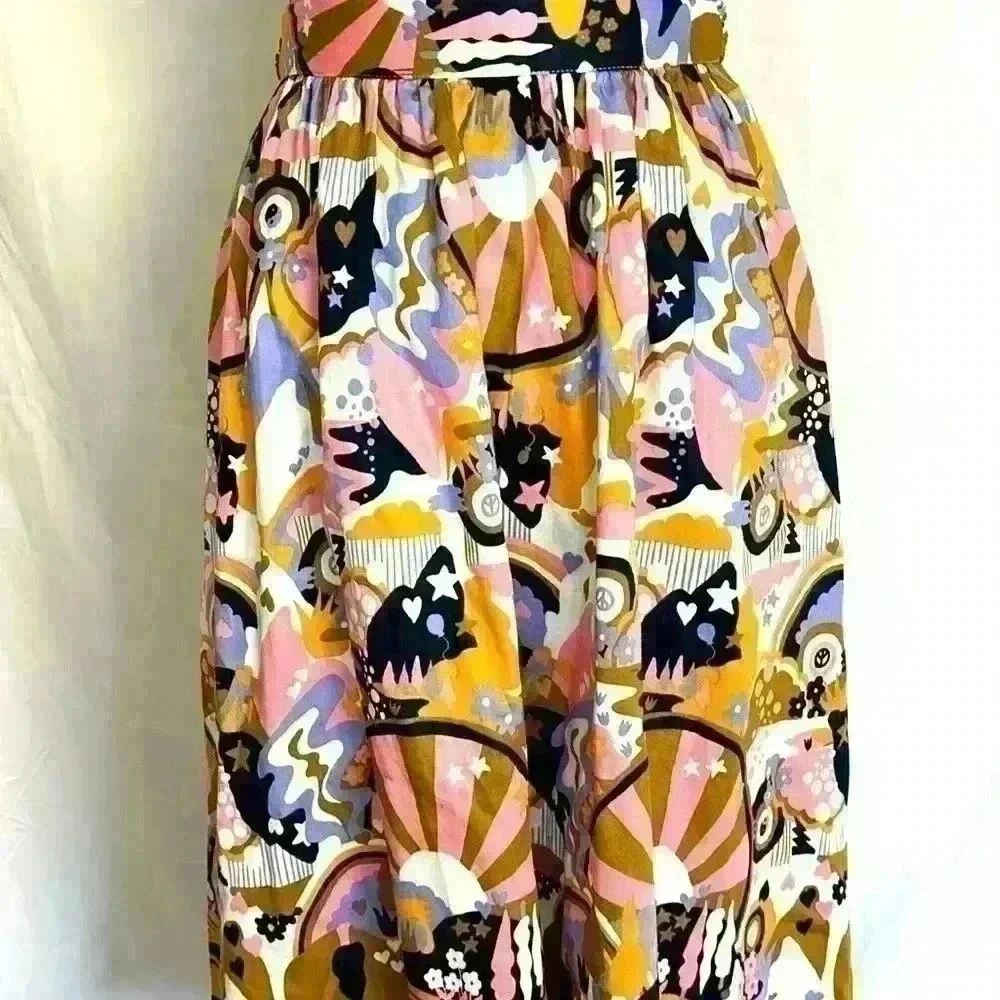 ModCloth Pattern Skirt - Picture 3 of 7